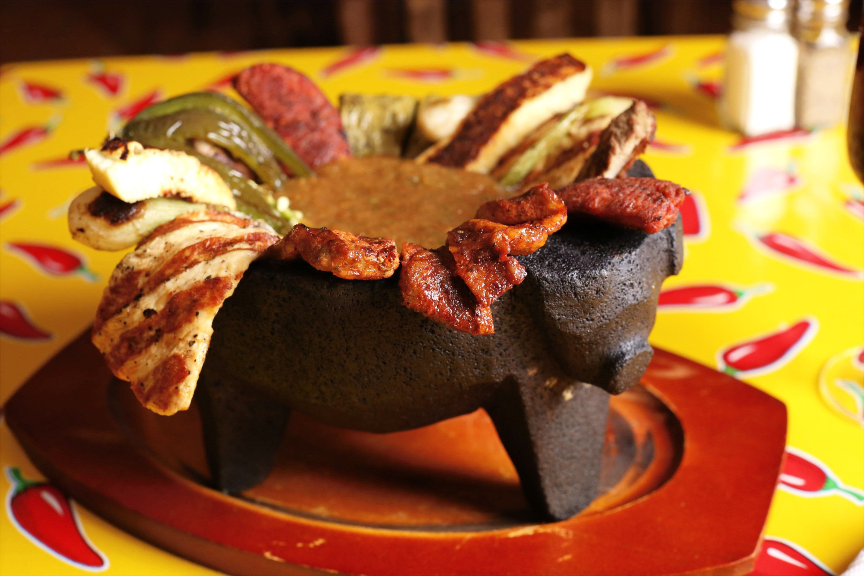 House Signature Dish - Parrillada Mexicana at La Fonda Mexican Restaurant