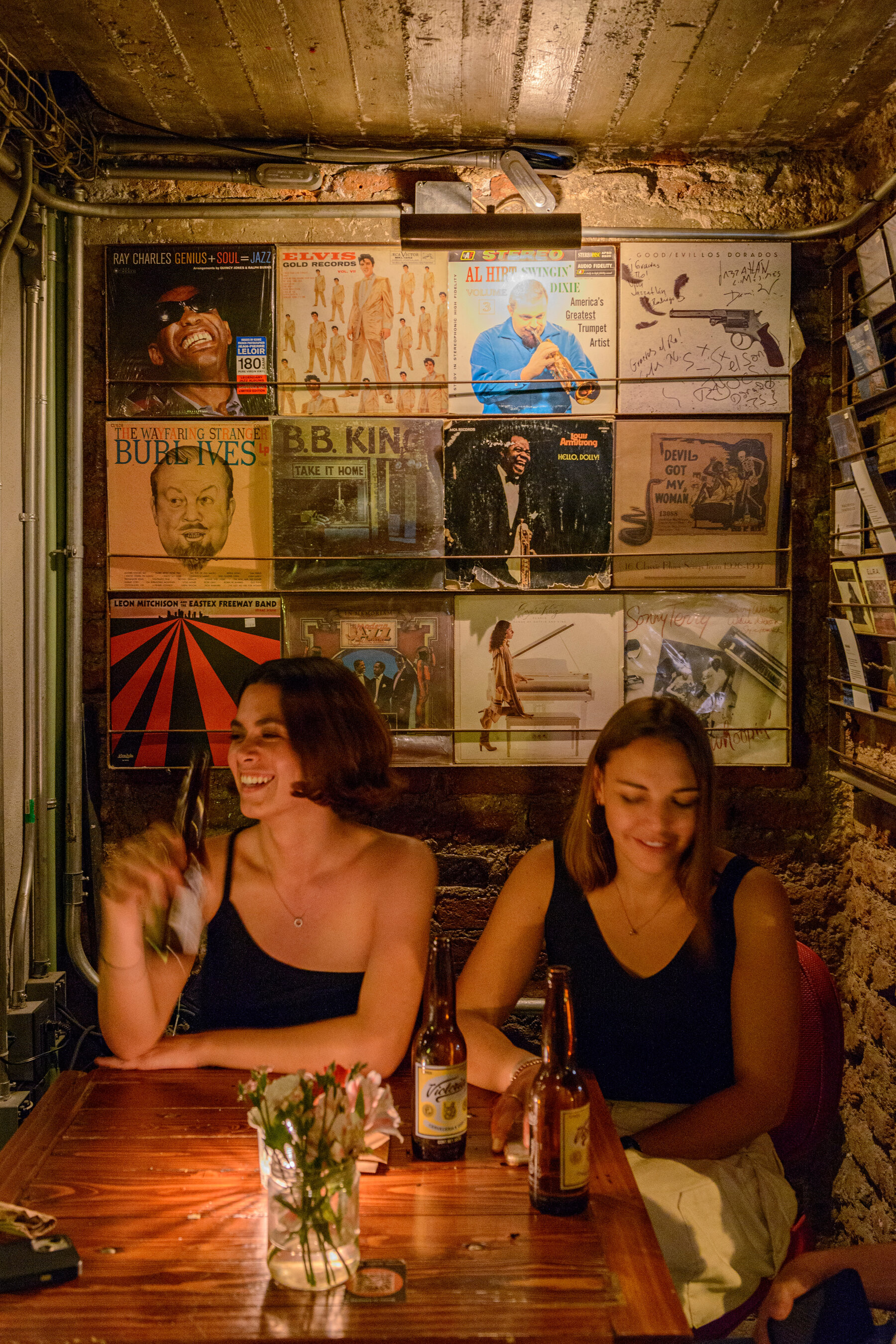 Interior of Jazzatlán Capital jazz club, showcasing intimate setting and live music stage