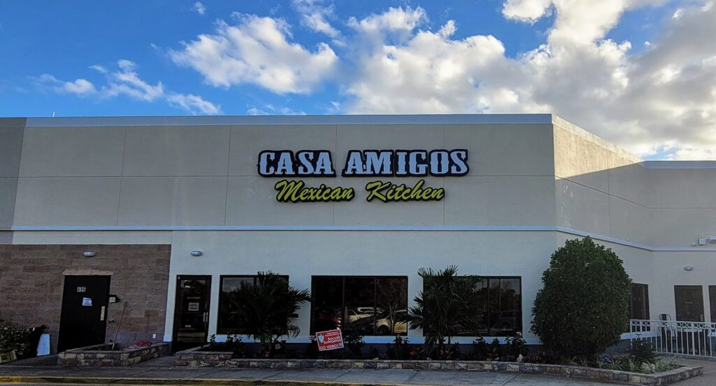 Exterior of Casa Amigos Mexican Kitchen at the Indian River Mall