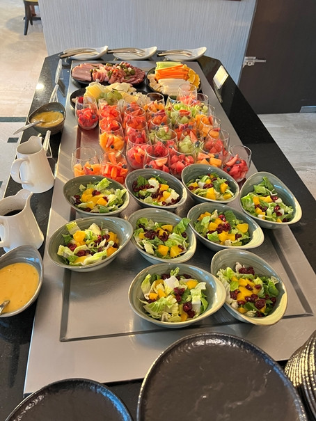 Fresh fruit selection at the Sheraton Mexico City Maria Isabel Hotel Club Lounge