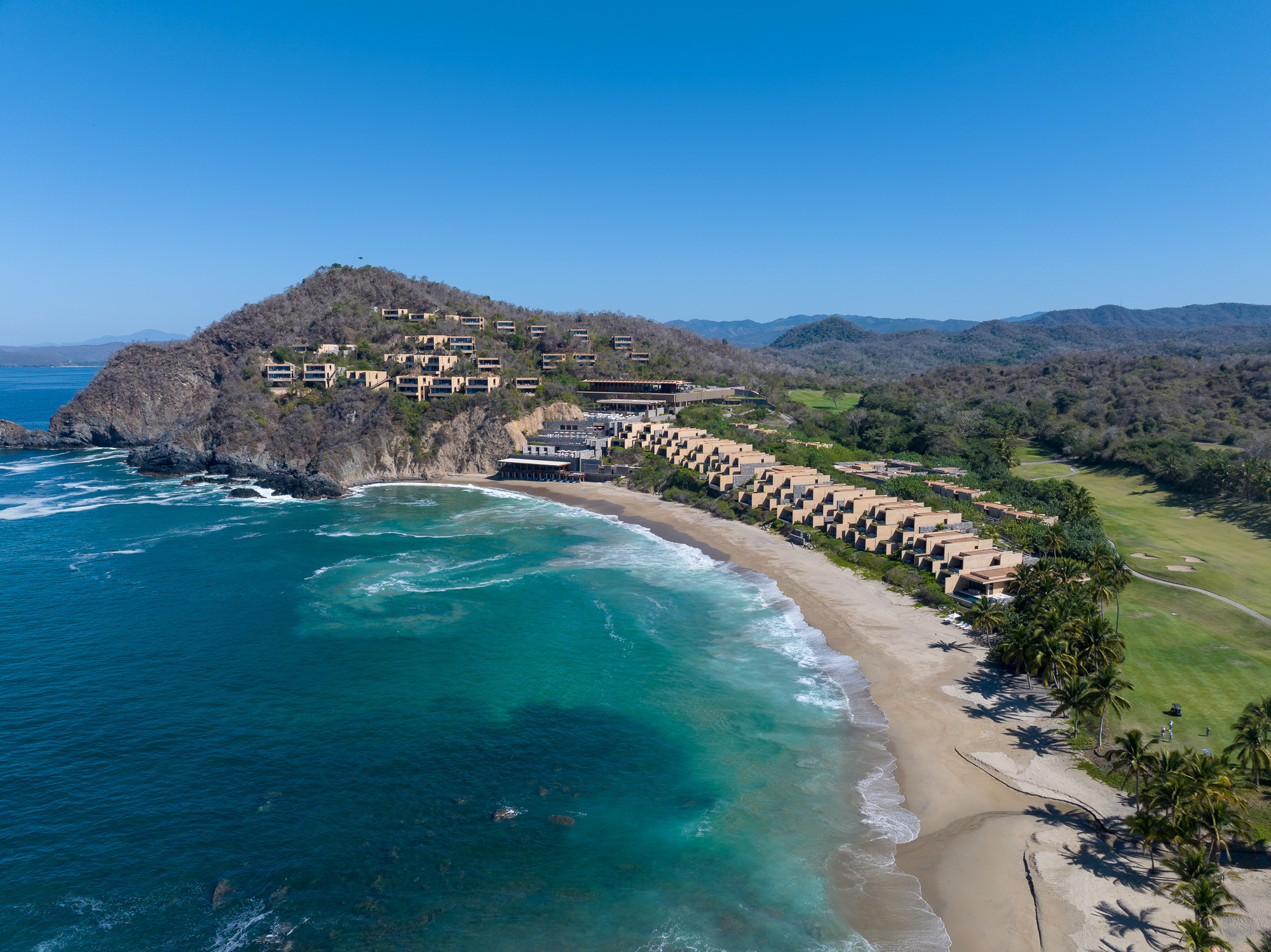 Exterior architecture of Four Seasons Tamarindo