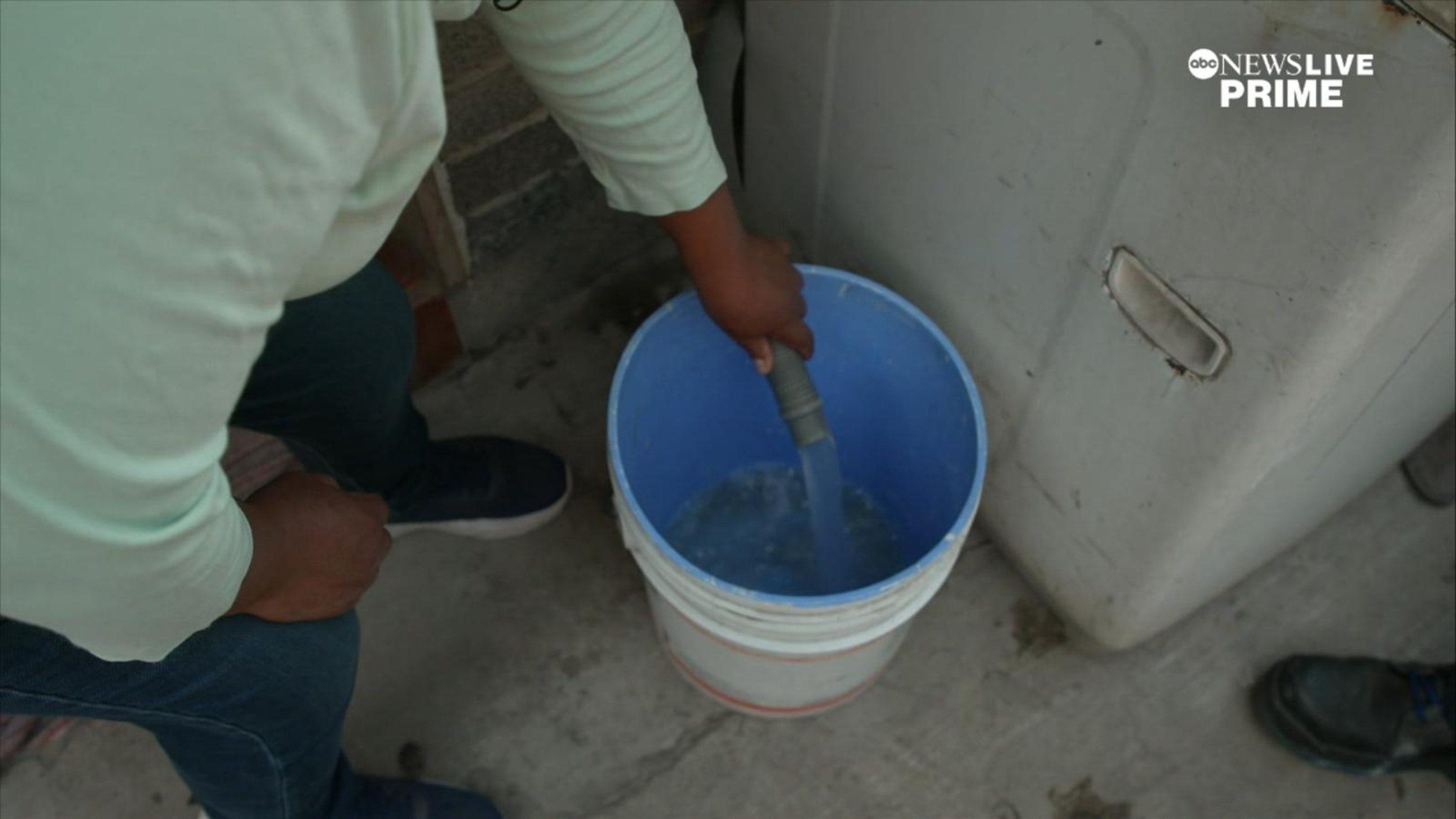 Bernardo Nonato Corona, a resident of the hills surrounding Mexico City, says he spends 25% of his income on water due to the ongoing water crisis.