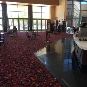 Interior view of the concession stand at Century Rio 24 movie theater in Albuquerque, New Mexico