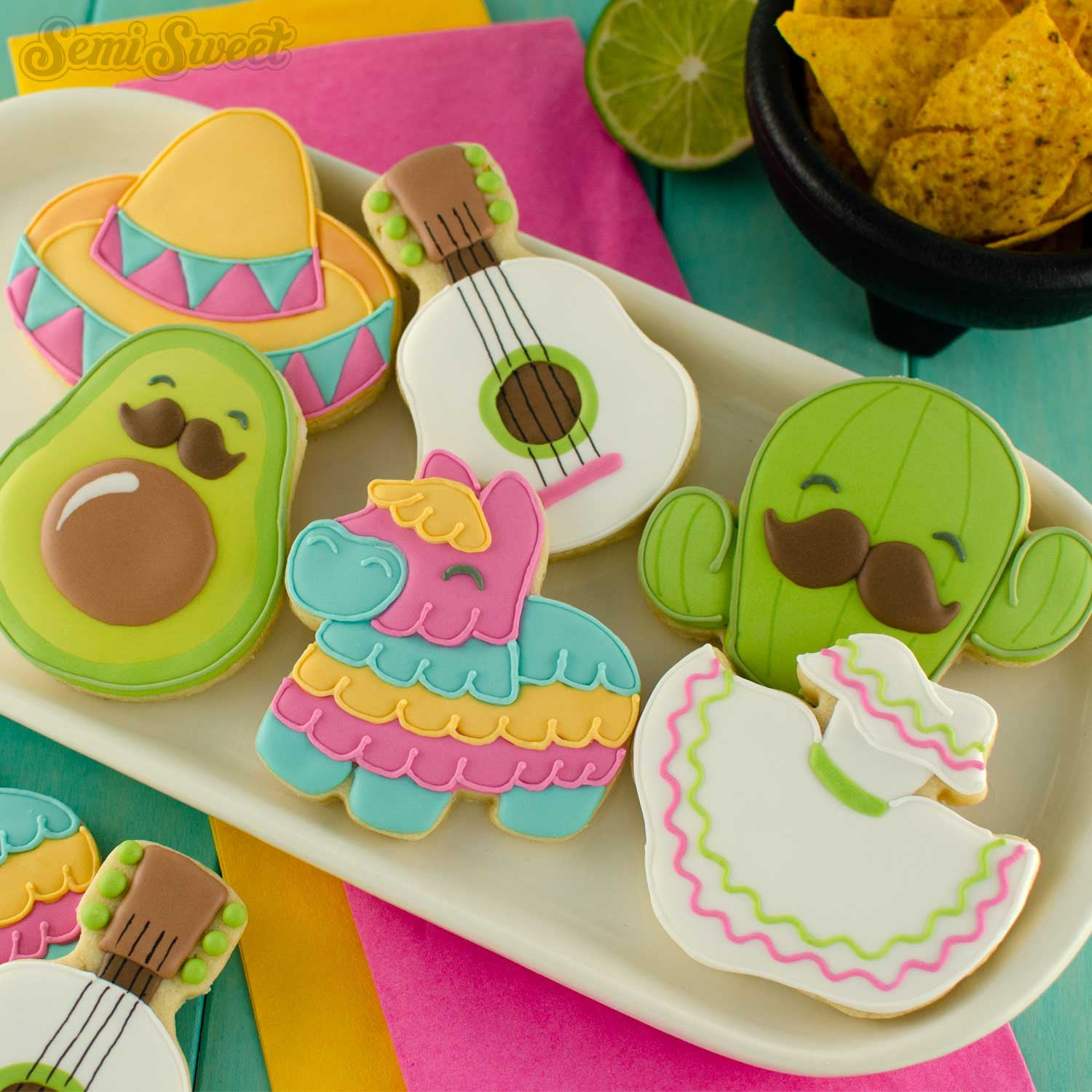 Cinco de Mayo Cookies | Semi Sweet Designs