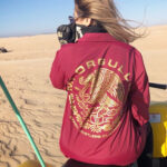 Elegant Mexican jacket for women by Mi Orgullo Brand, showcasing vibrant cultural design.