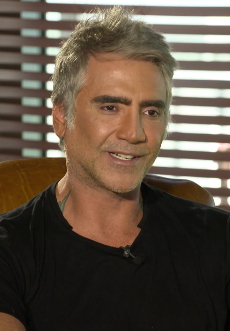 Alejandro Fernandez during an interview