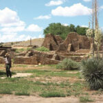 alt text: The impressive stone walls of the Aztec Ruins National Monument in New Mexico.