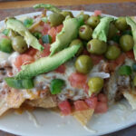 Bean and Chorizo Botana at Mexican Gardens Restaurant