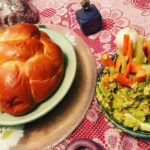 challah and guacamole