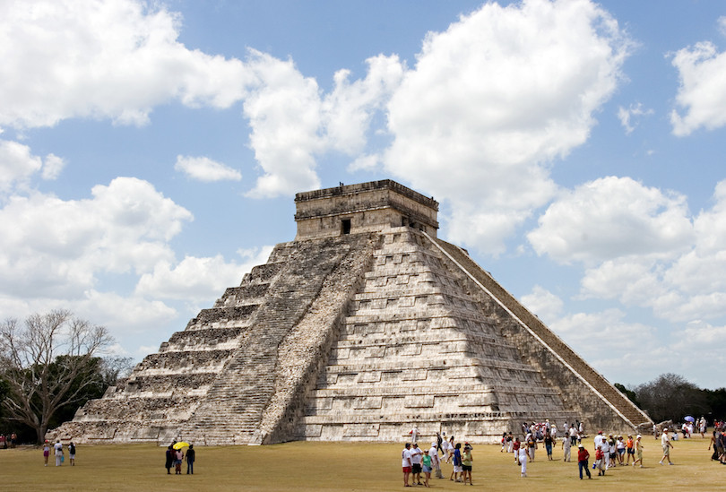 El Castillo pyramid at Chichen Itza, Yucatan, Mexico