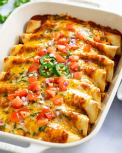 Image of Chicken Enchiladas recipe, suggesting another Mexican main course.