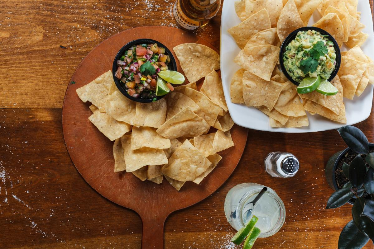 Classic Mexican chips and salsa, representing the authentic and traditional Mexican food at Los Olivos Mexican Patio in Scottsdale