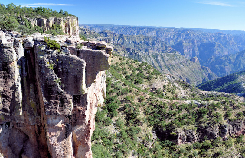 Panoramic view of Copper Canyon, Chihuahua, Mexico