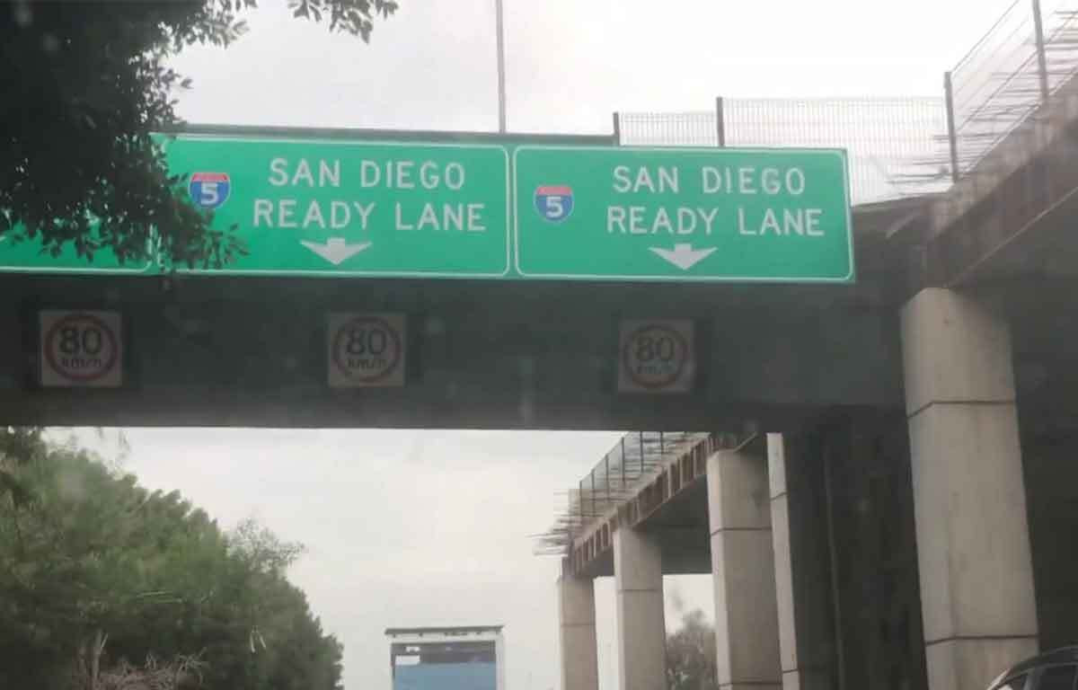 San Diego Ready Lane at the US-Mexico border