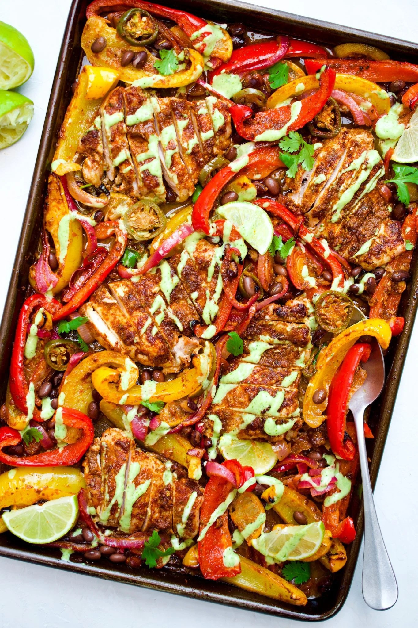 Sheet Pan Mexican Chicken and Colorful Veggies