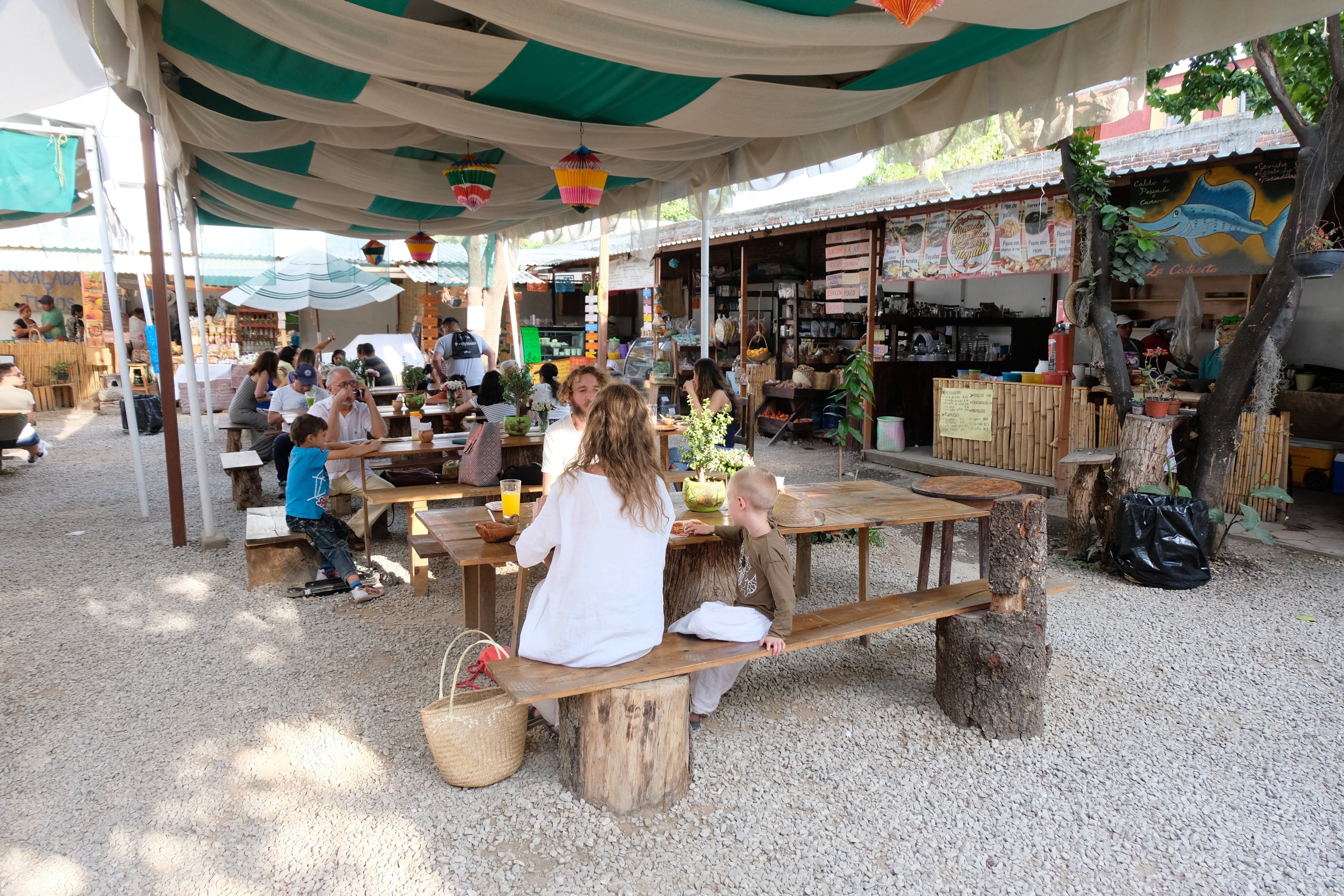 Our local organic market where we spent many an afternoon! 