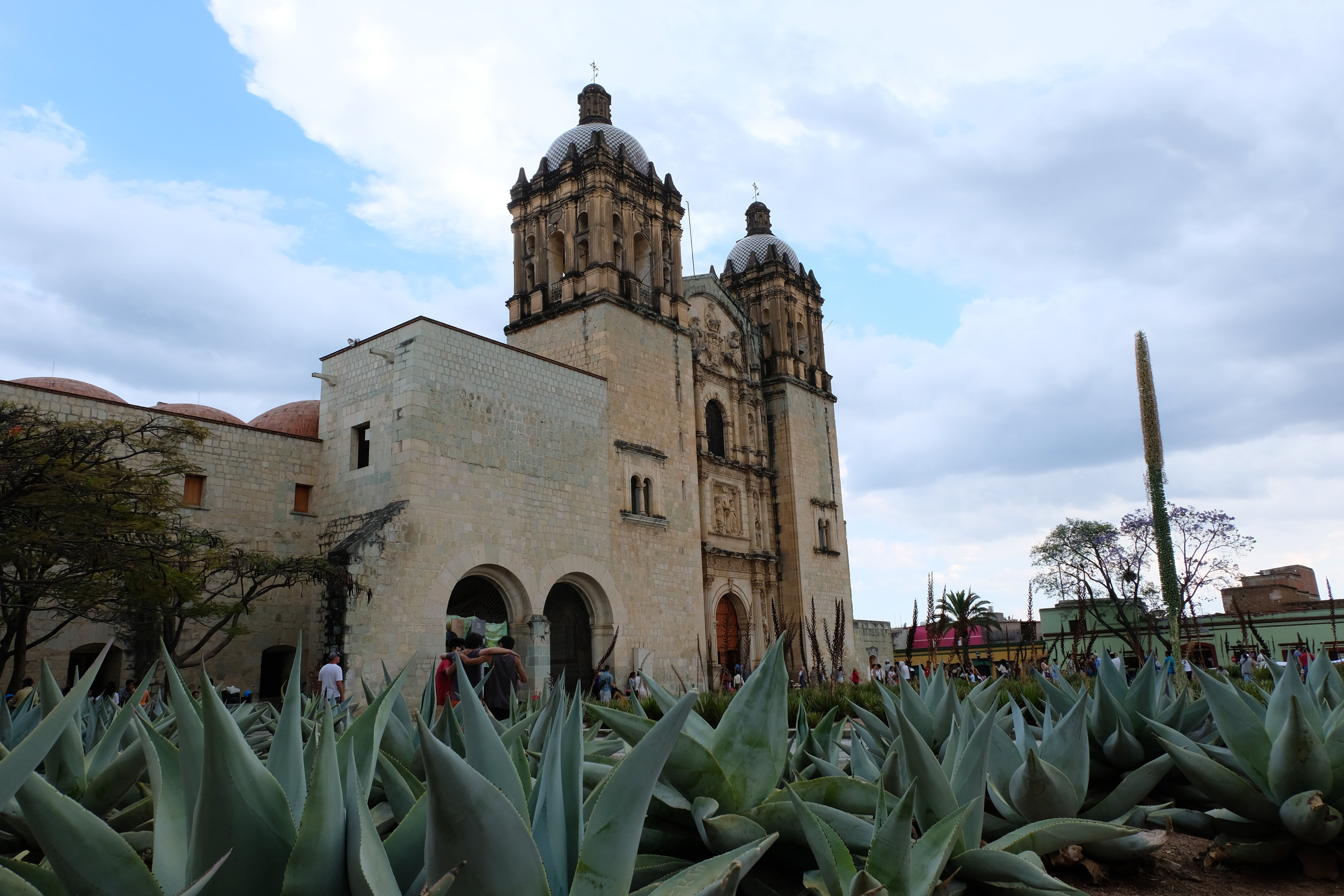 One of the many cathedrals in Oaxaca