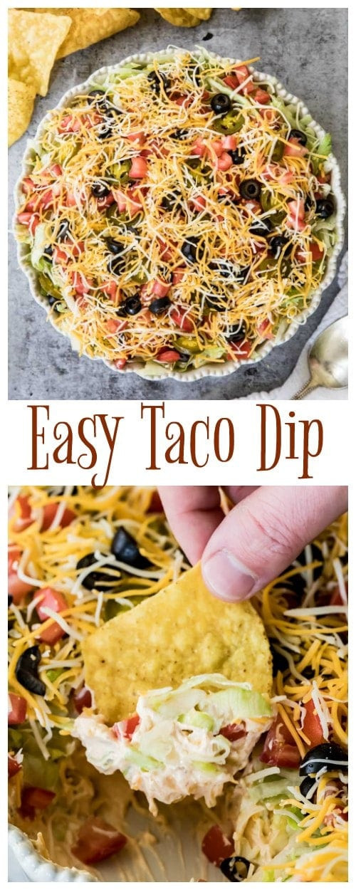 Easy Taco Dip Recipe