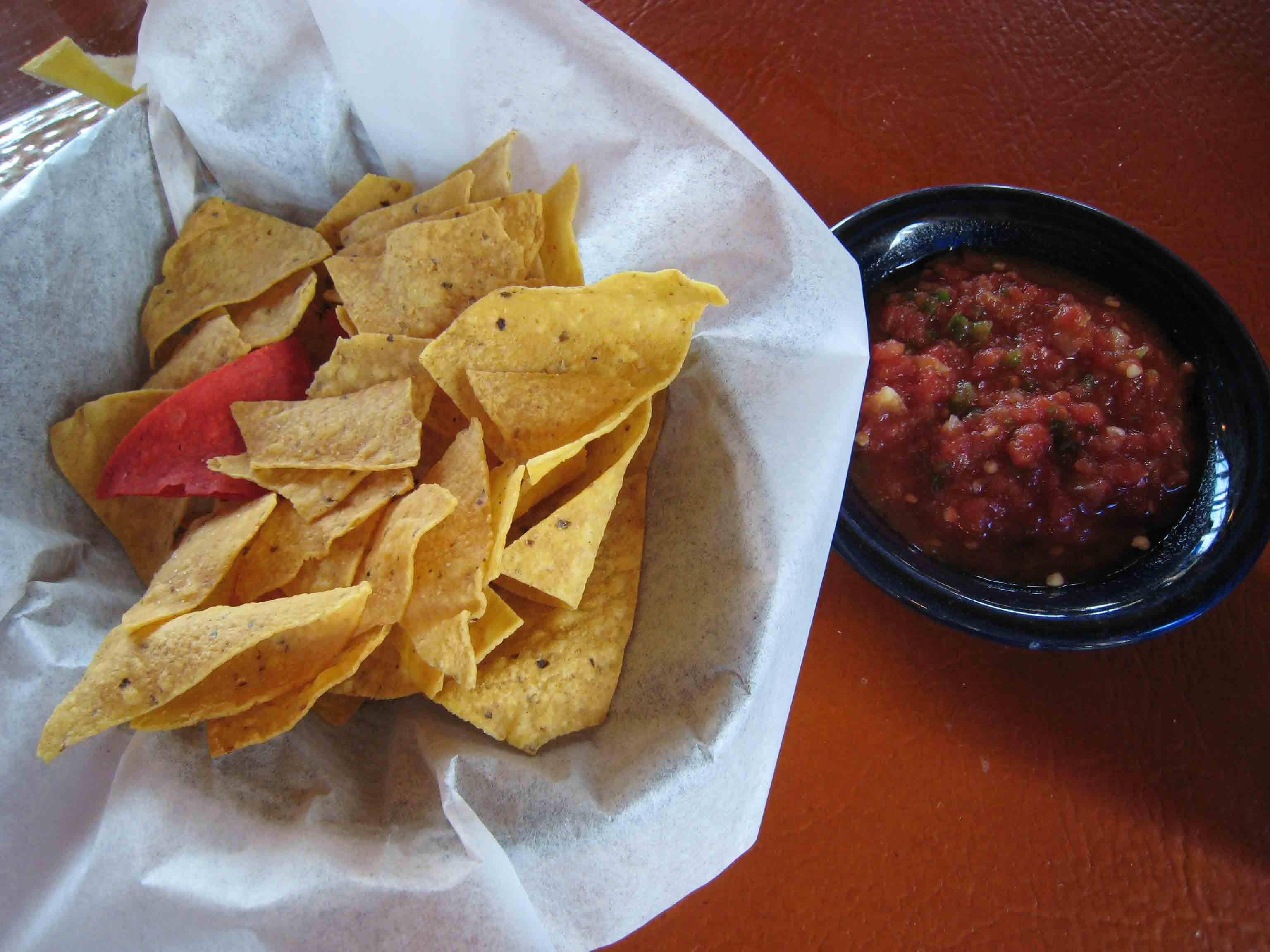 Chips and Salsa at El Bruno in Cuba, New Mexico