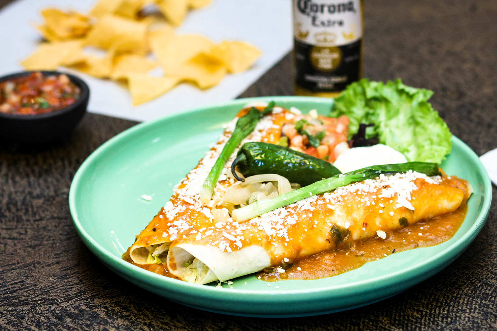 Lunch Enchiladas