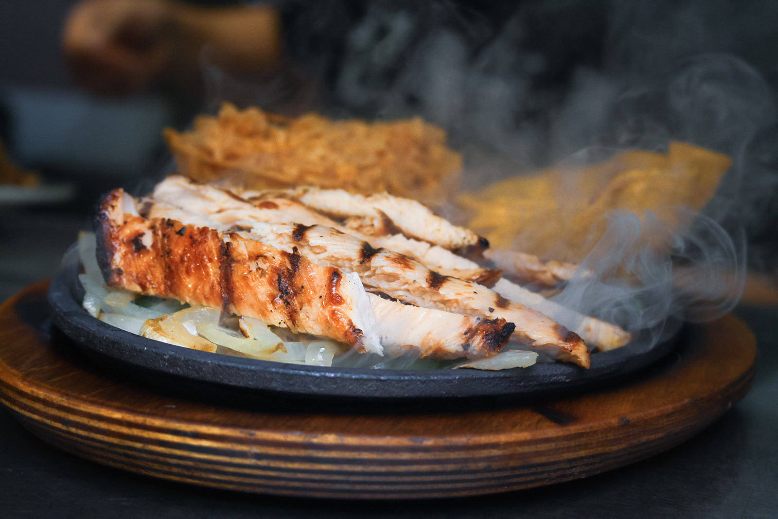 Chicken Fajitas Sizzling