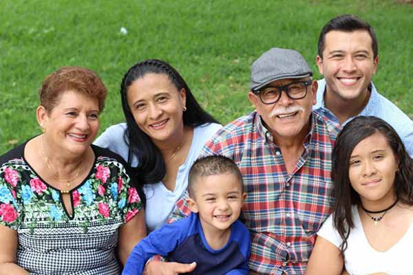 Father's Day Mexican family celebrates day