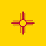 The New Mexico state flag symbolizes the state's unique history and cultural heritage.