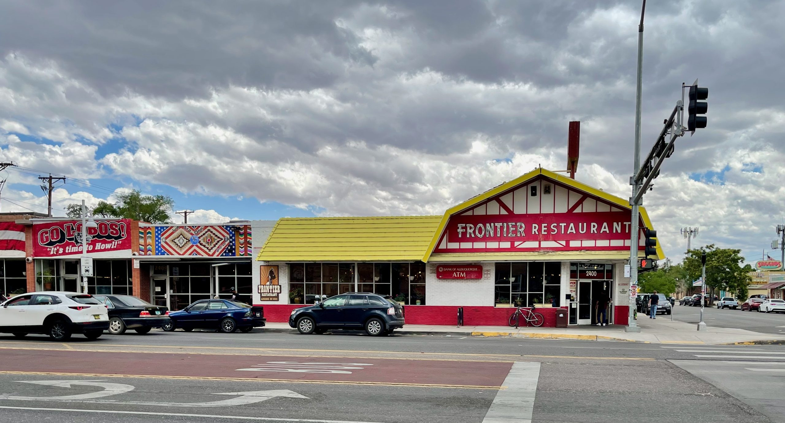 The Frontier Restaurant on the Corner of Cornell and Central in Albuquerque, New Mexico