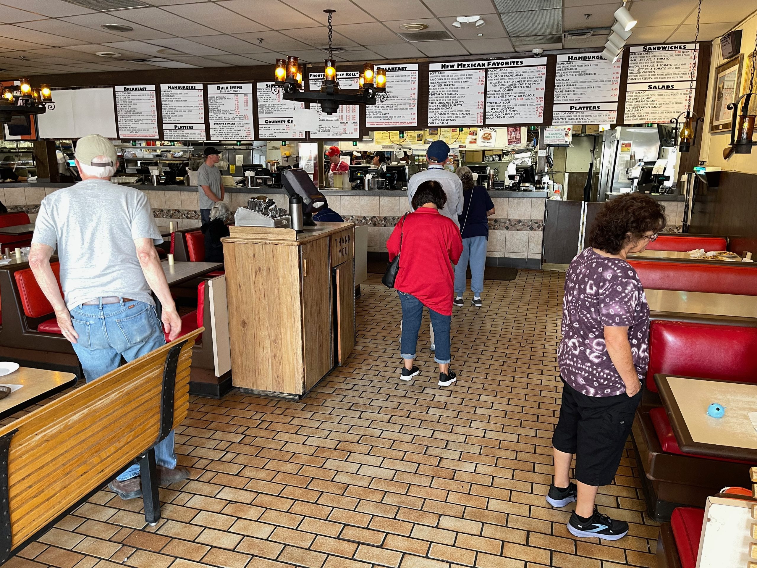 The Frontier Restaurant, a UNM area institution in Albuquerque, is considered by many to be the quintessential New Mexican restaurant.