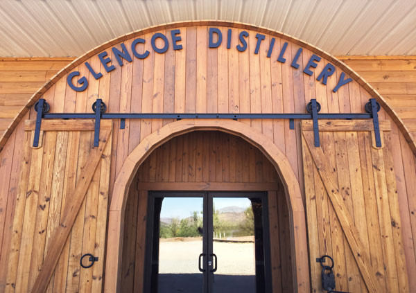 The now-closed Glencoe Distillery in Lincoln County, New Mexico