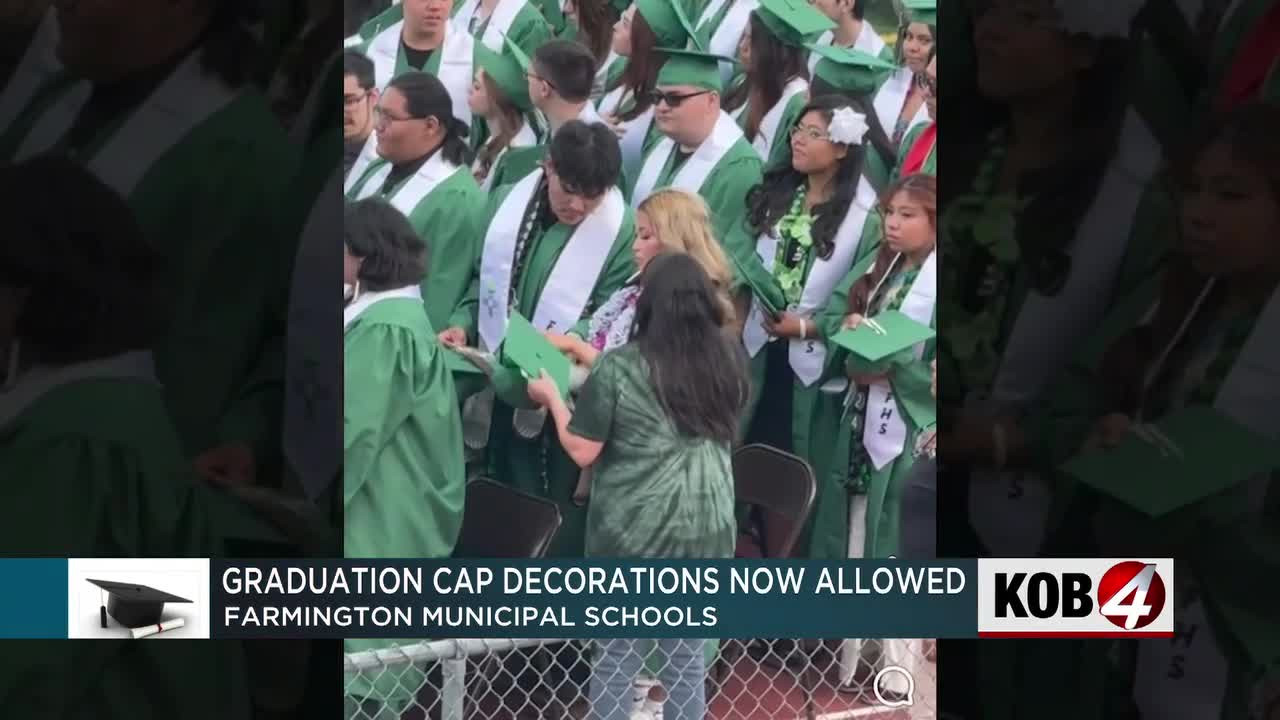 Graduation cap decorations now allowed in Farmington schools