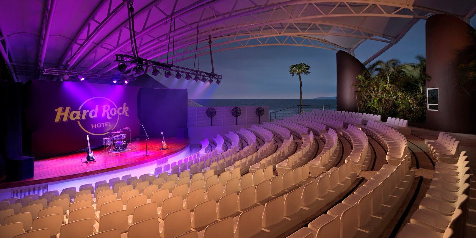 Nightly Entertainment at Hard Rock Resort Vallarta Mexico
