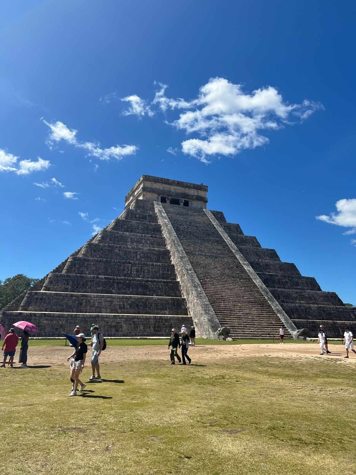 The iconic pyramid of Chichen Itza, a UNESCO World Heritage Site