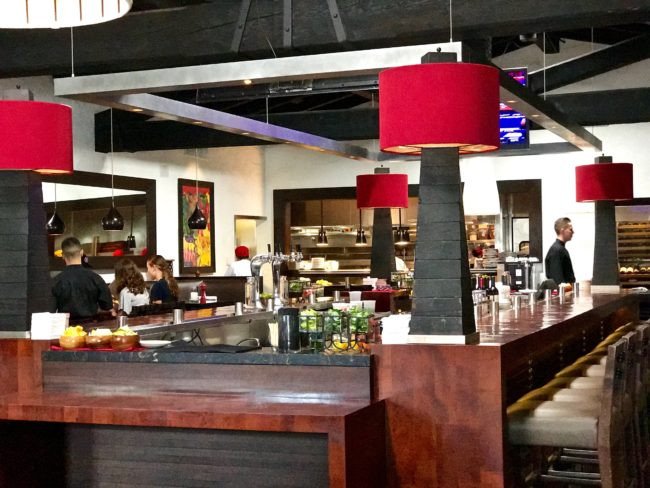 Dining area at Nick's Mexican in San Clemente