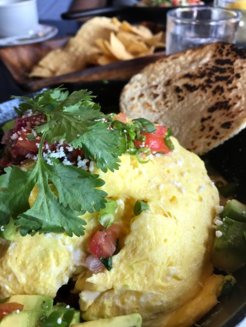 Close up of Omar's Skillet dish at Nick's Mexican