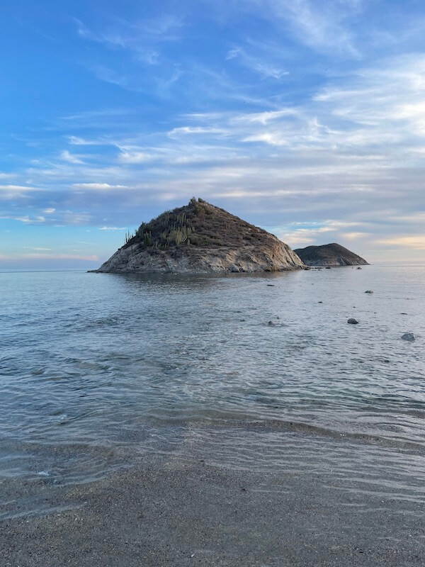 Sunset view over the Sea of Cortez from Playa los Algodones, San Carlos