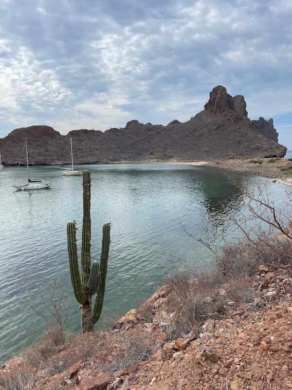 Stunning mountain vista in San Carlos, Sonora under a bright sky