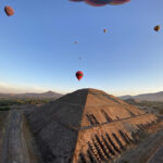 teotihuacan hot air balloons - pyramid