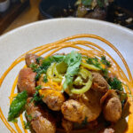 Delicious smashed papas bravas at ATX Cocina, a gluten-free Mexican restaurant in Austin