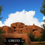 The exterior of the Inn and Spa at Loretto in Santa Fe, New Mexico.