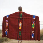 Thick Mexican Fish Blanket with colorful fish