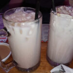 Horchata and Coco Nuez Aguas Frescas at Las Carretas Mexican Restaurant in Orlando