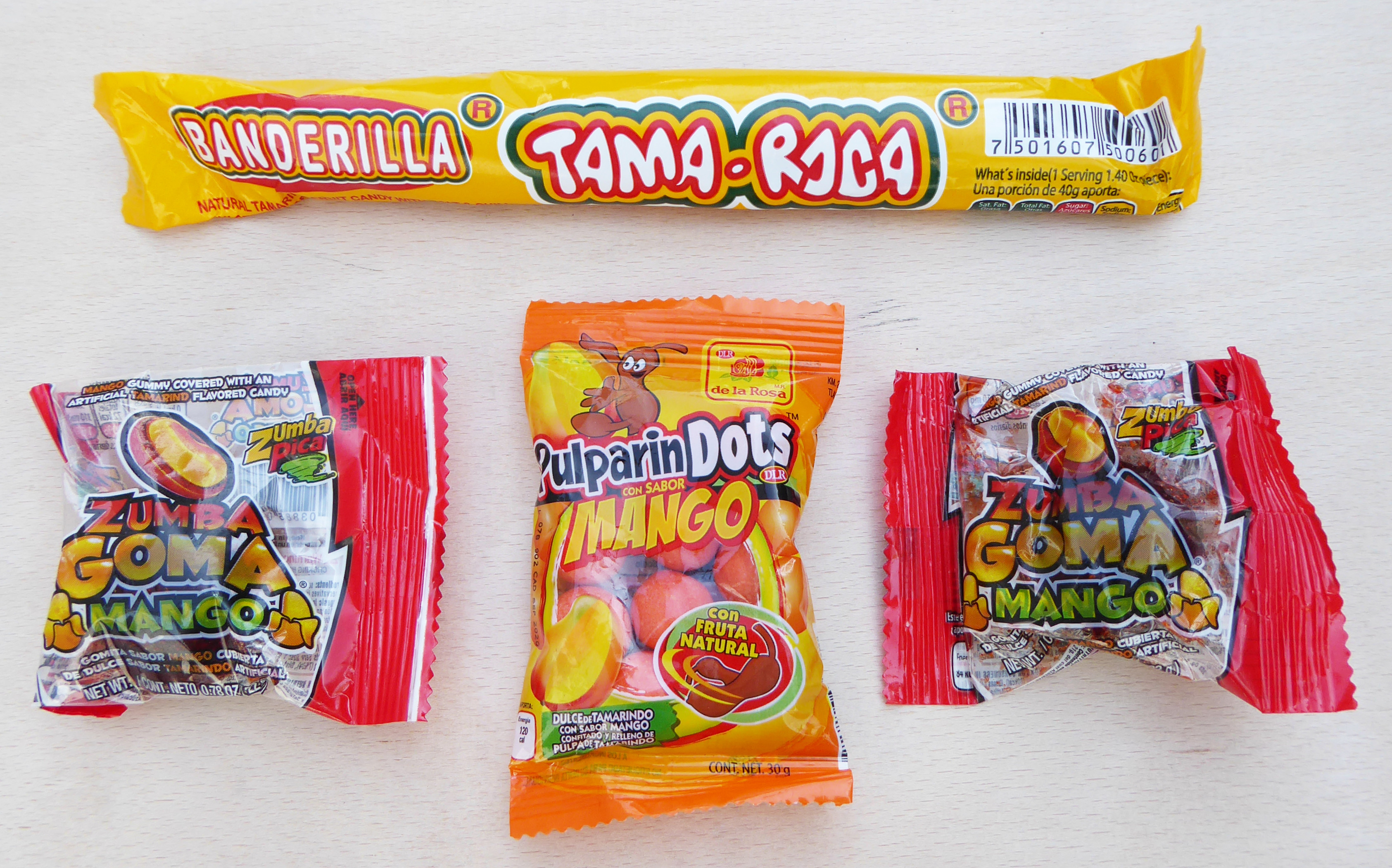 Assortment of popular Mexican tamarind candies