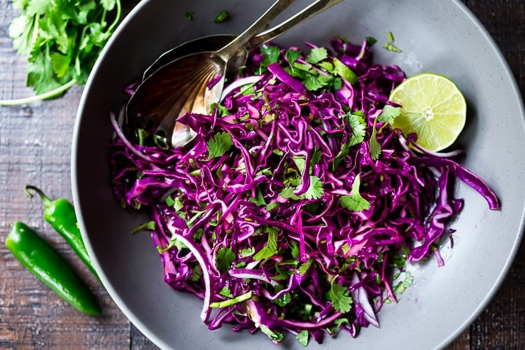 Mexican Slaw with jalapeño and lime