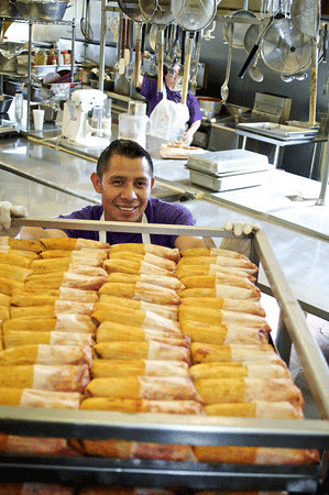 Trays of tamales at El Modelo (Courtesy of Sergio Salvador)