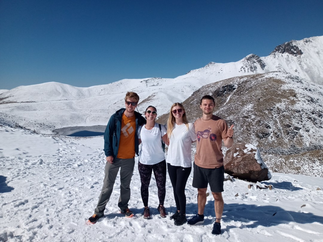 Nevado de Toluca winter scene on a private tour