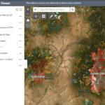 New Mexico Fire Viewer displaying active wildfires and data layers