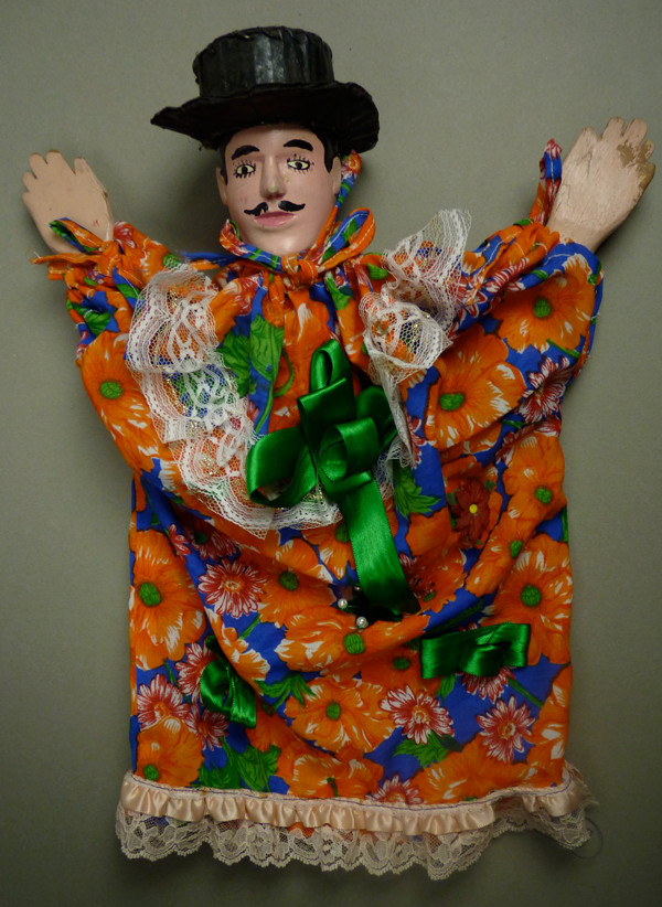 Puppet details showing hand manipulation