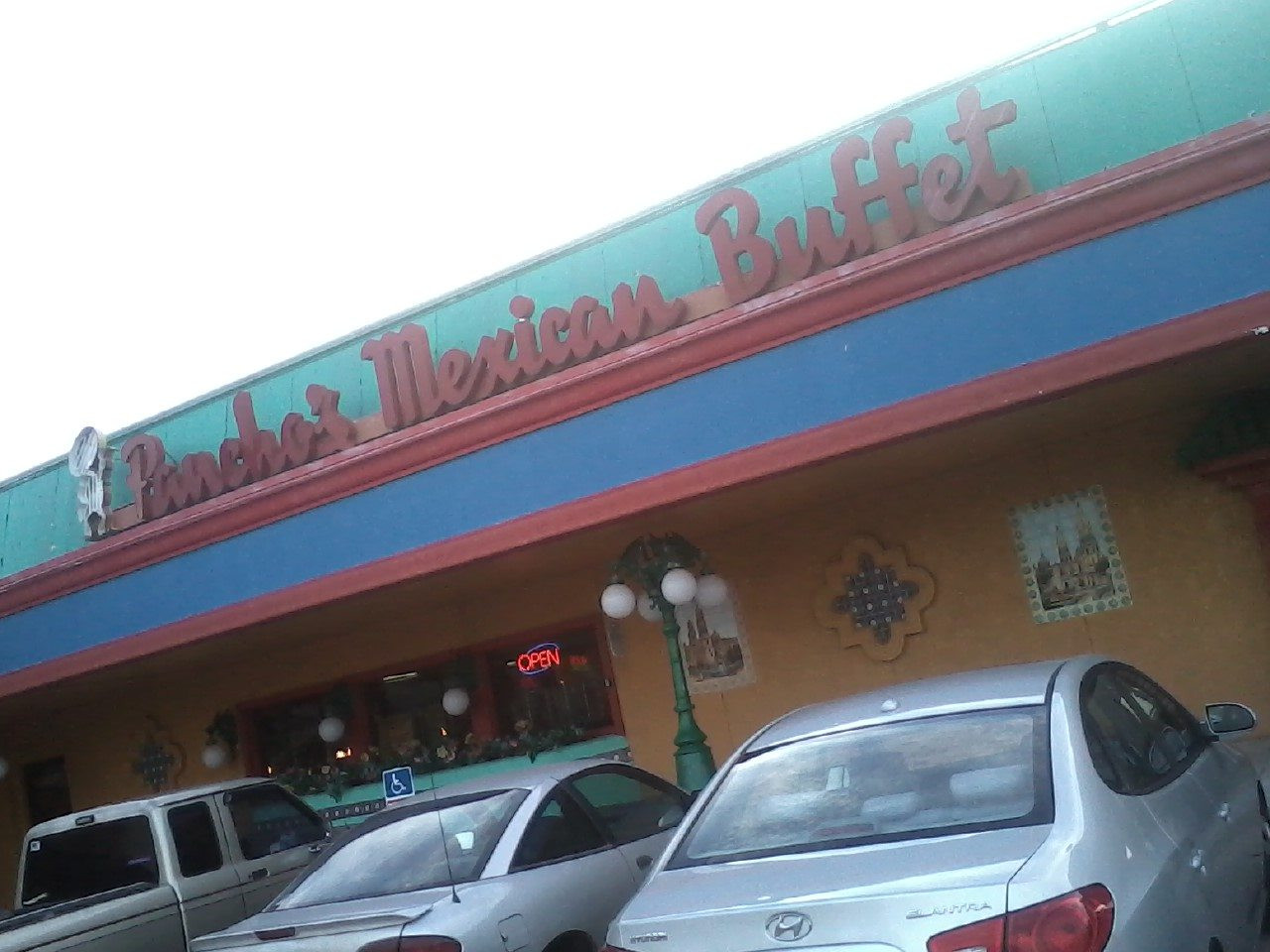 A dilapidated Pancho's exterior