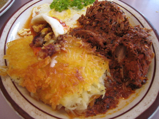 A carne adovada platter.